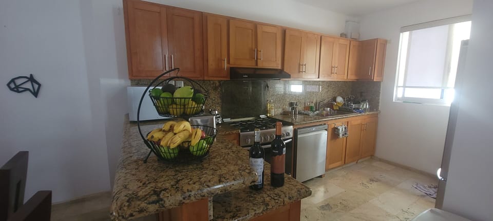 Kitchen fully equiped.