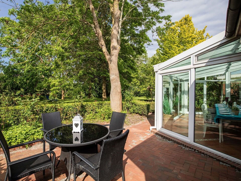 Plant, Furniture, Tree, Table, Chair, Wood, Interior Design, Shade, Building, Grass