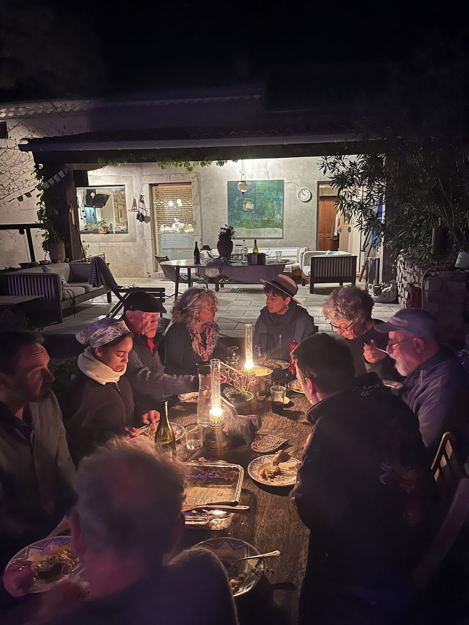 Outdoor dining
