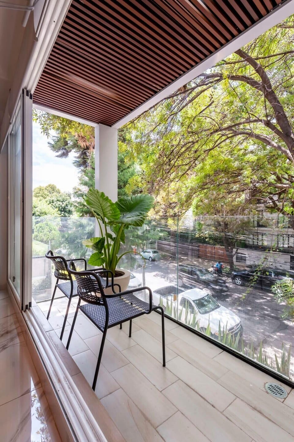 Private balcony
