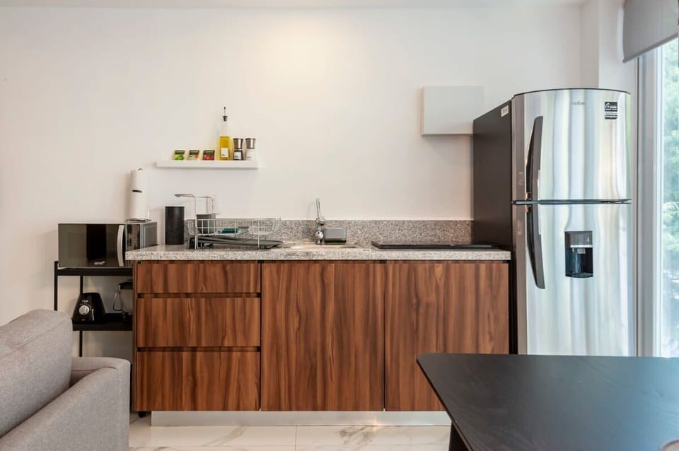 Equipped kitchen