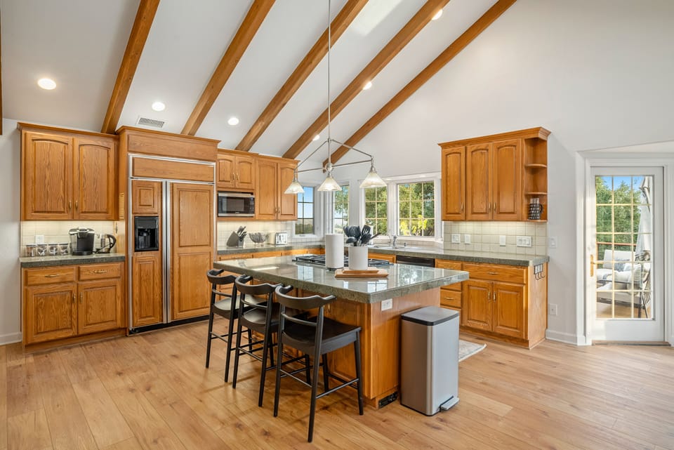 Spacious Kitchen with Awesome Center Island