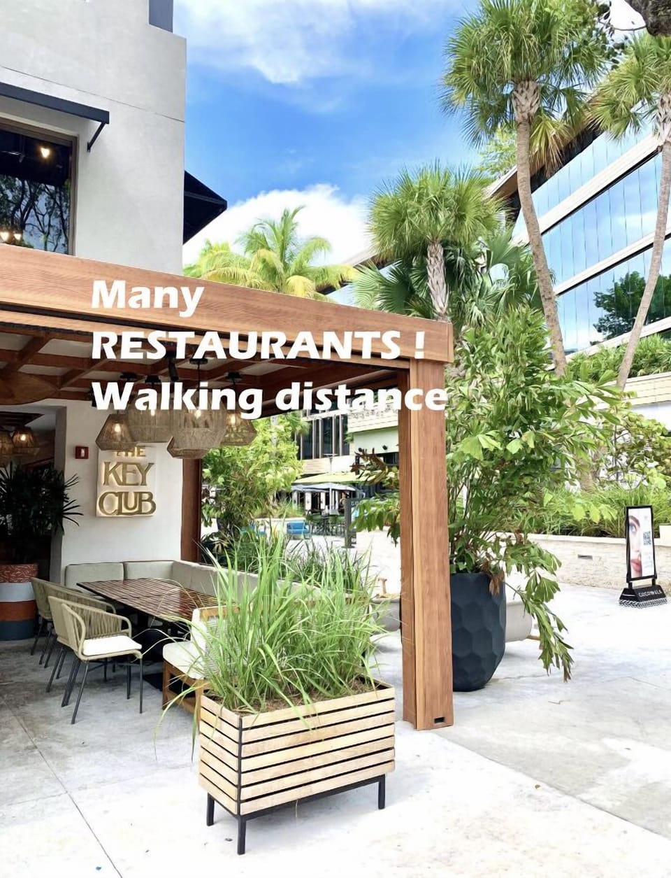 Outdoor dining
