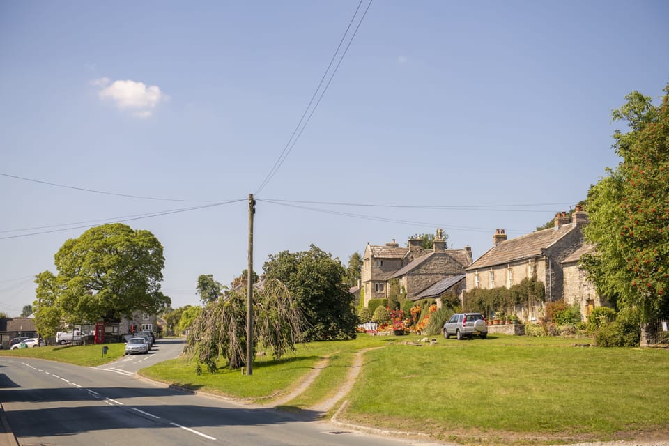 The charming village green of Bellerby