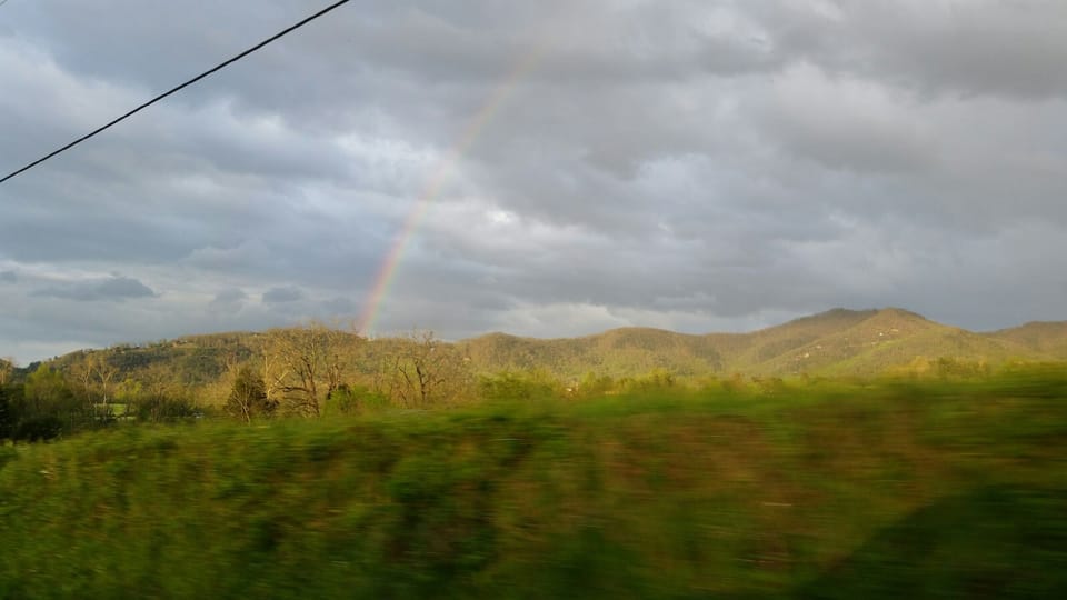 View of the mountains