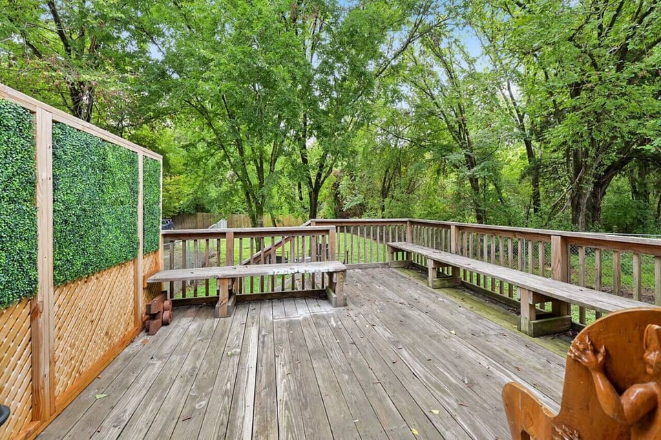 Plenty of seating for the whole crew to enjoy the fresh air on game days!