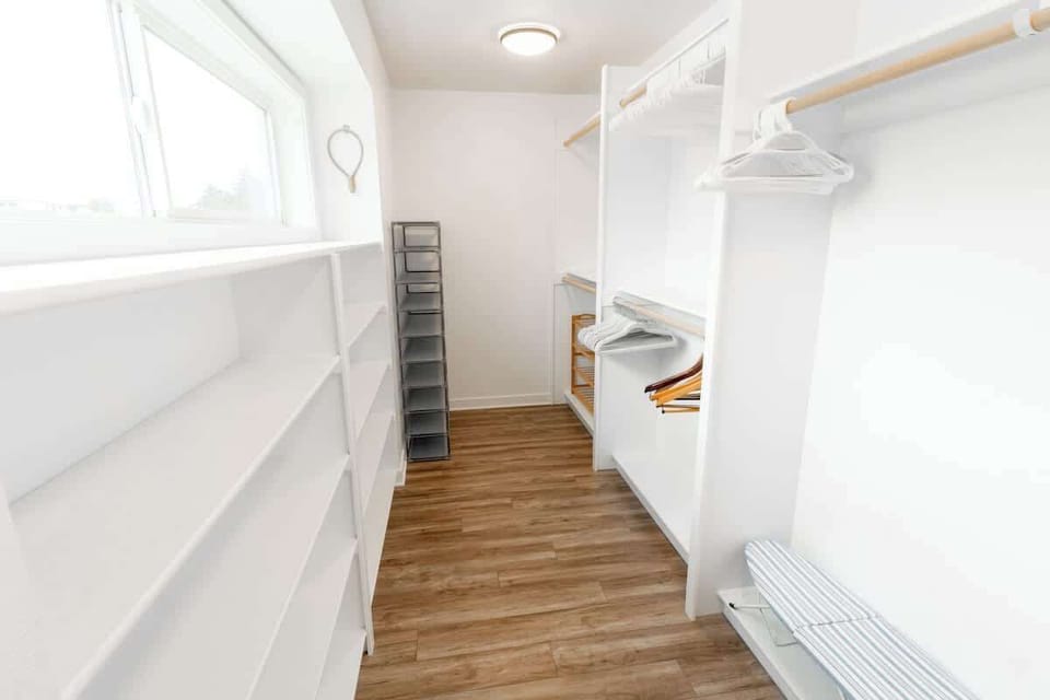 Plenty of storage space for your wardrobe and essentials during your stay