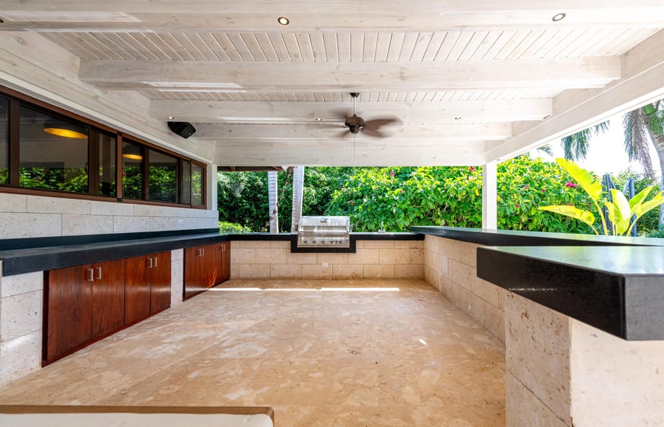 Outdoor kitchen and BBQ
