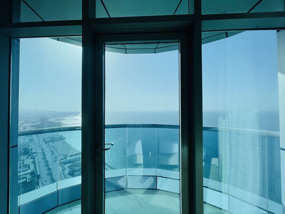 Full sea view balcony from the master bedroom.
