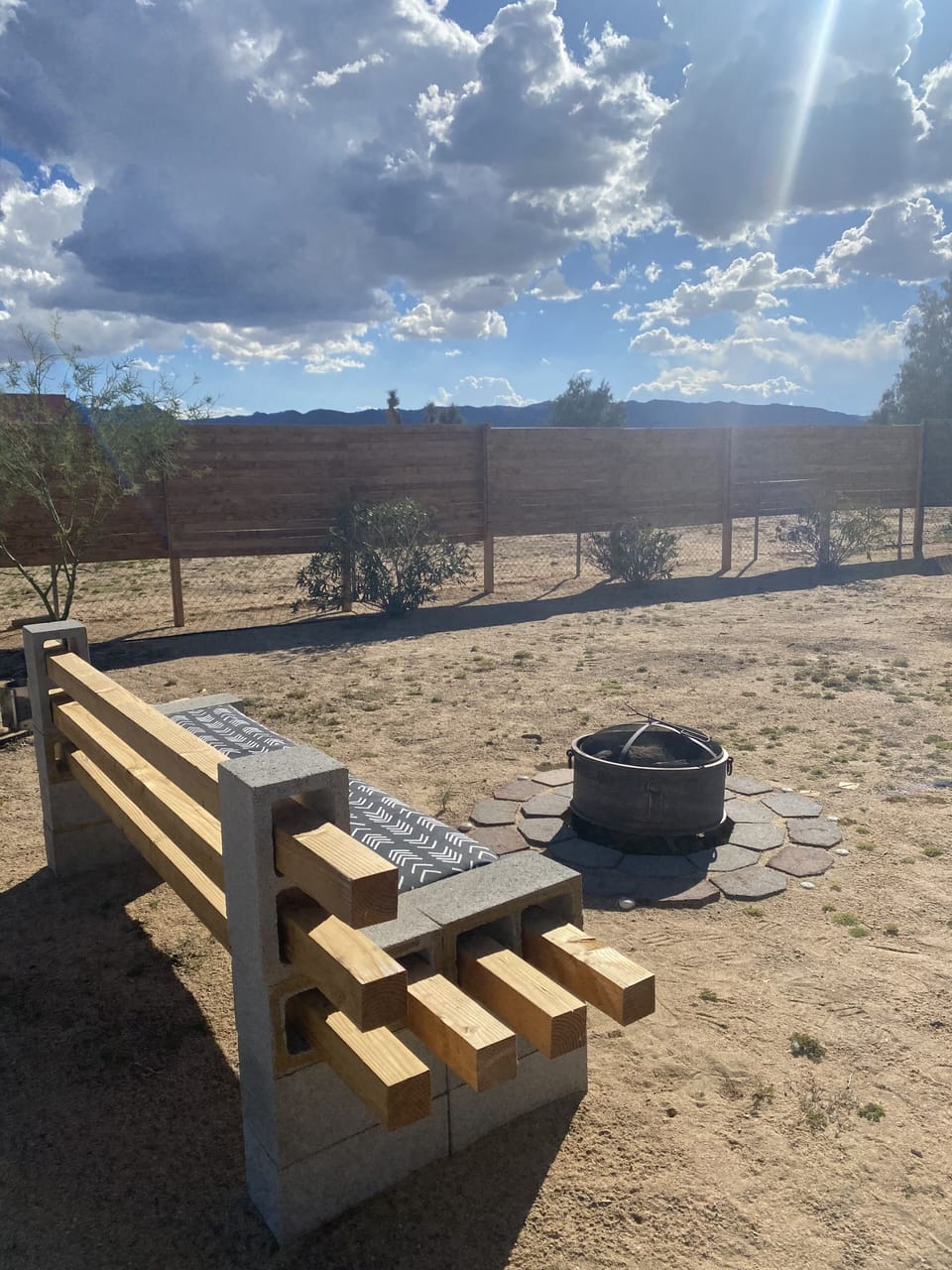 Take in the stars at night around the fire pit
