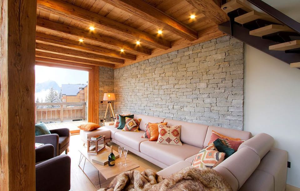 Relax on the large sectional.
