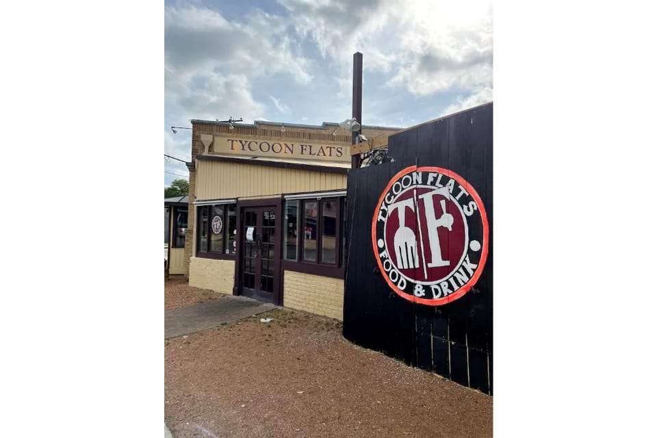 Local favorite burger and drinks among many along the 2 block away St Mary Strip