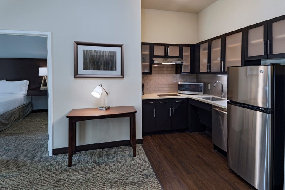 The fully-equipped kitchen features all the amenities you'd need to make a delicious meal.