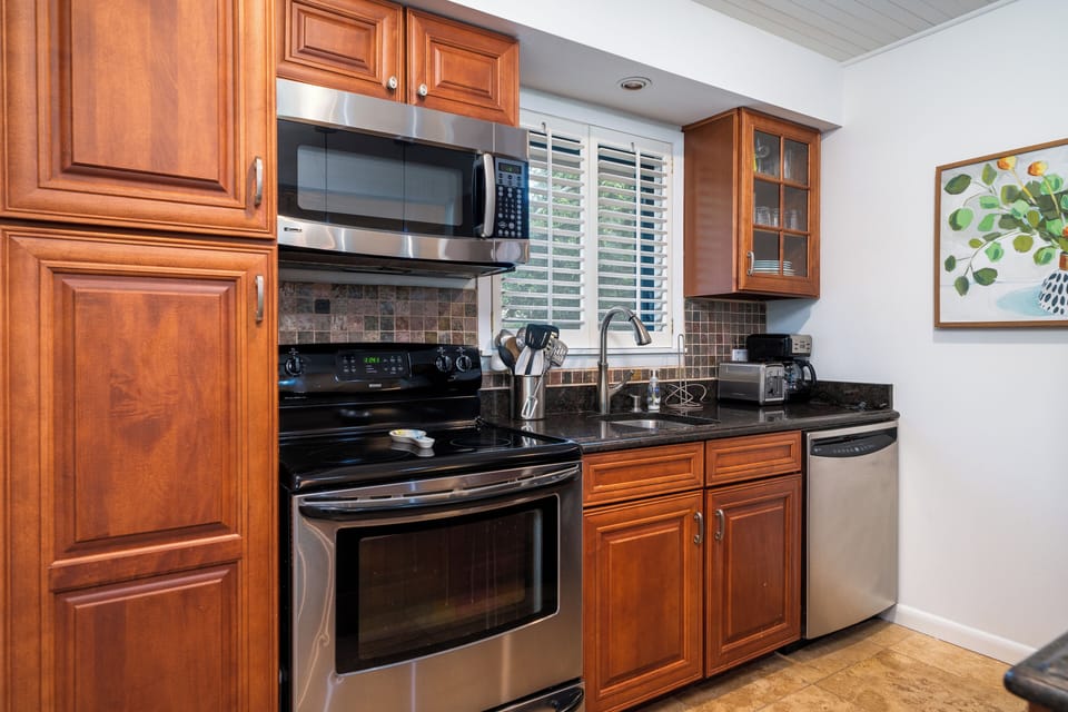 Custom cherry cabinets