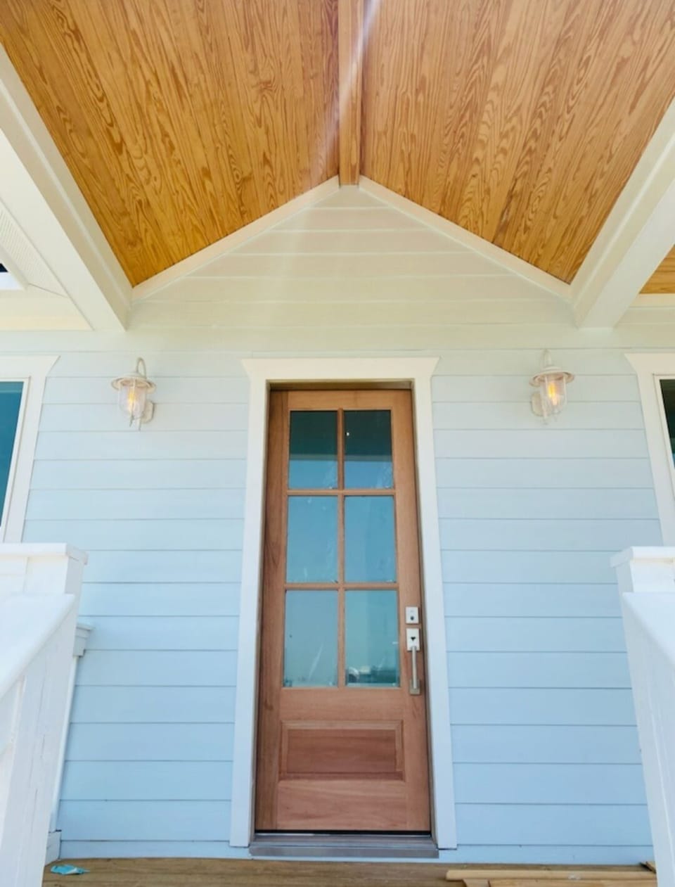 Welcome In!! with our Gorgeous Mahogany doors
