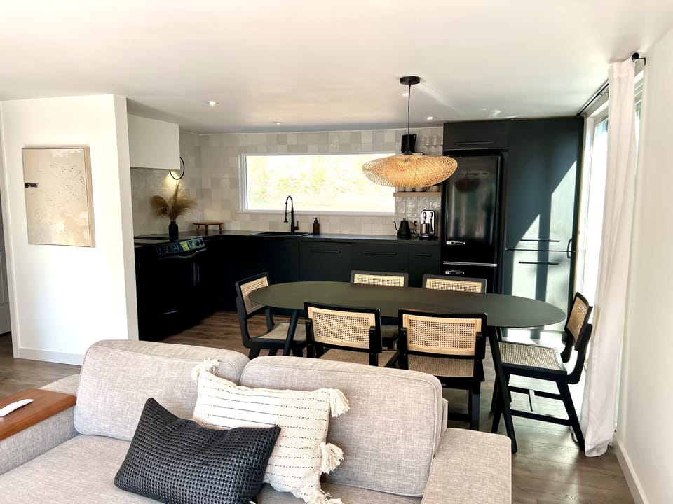 Living to kitchen view