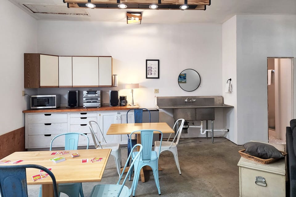 Small kitchenette for party night!