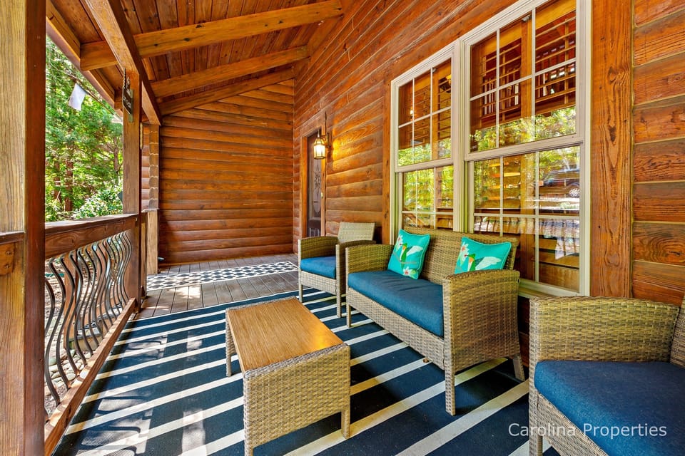 Relax on the deck and take in the views
