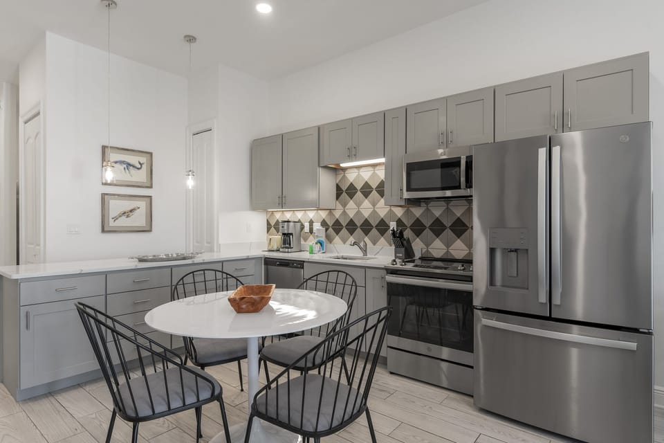 Pantry and storage in fully equipped kitchen