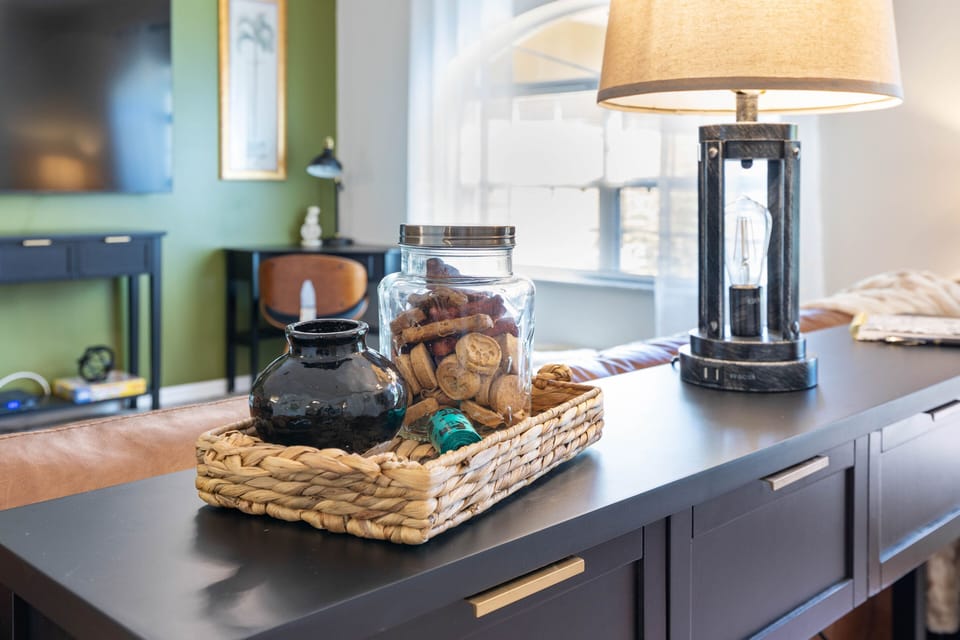 Your pets will be welcomed with doggy treats just inside the front door.  