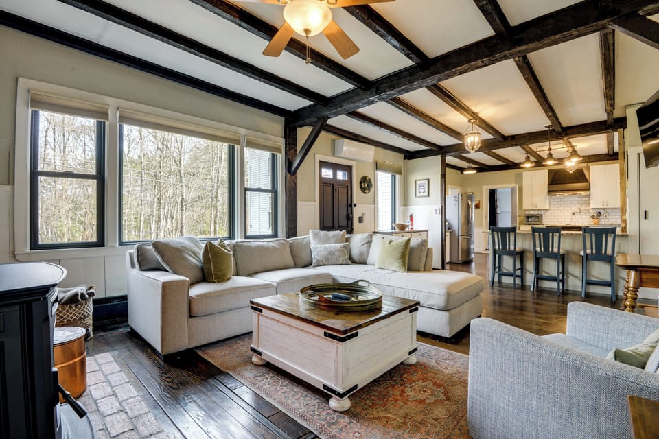 Living Room | 1st Floor | Pellet Stove | Built in 1790