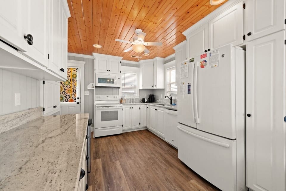 The family chef will love this updated kitchen complete with a huge workspace.