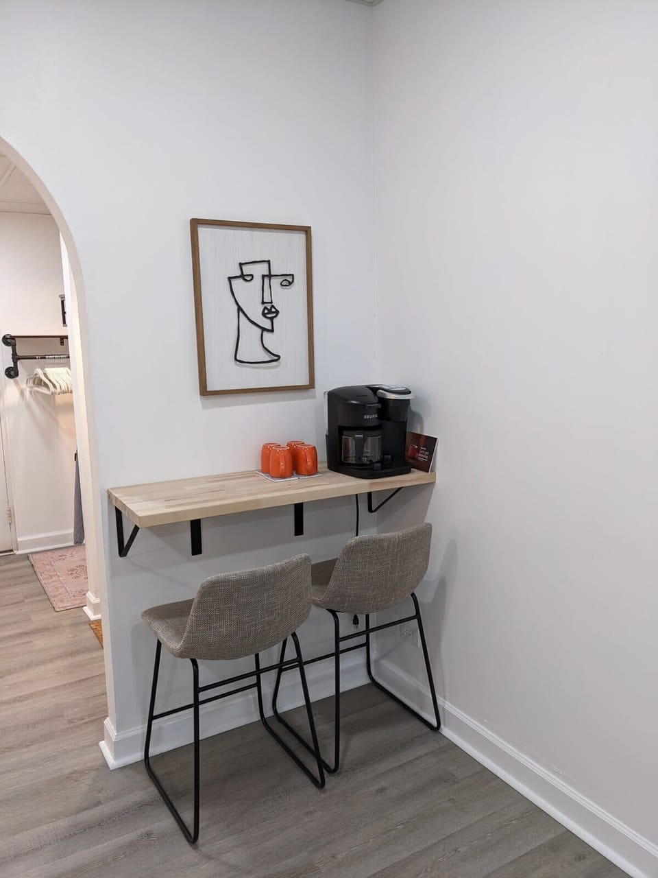 Convenient coffee bar