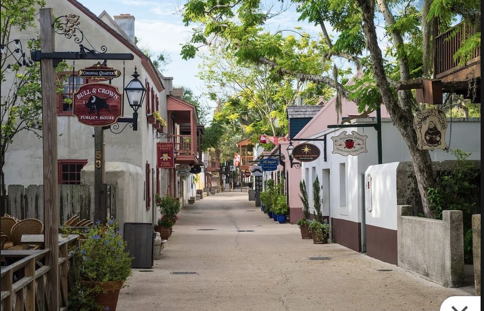 Historic Downtown St. Augustine.   Oldest city in the U.S.A. 