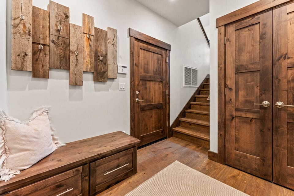 Doorway from garage