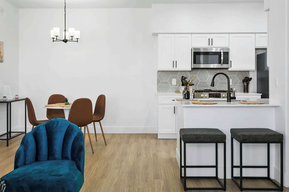 Dining and kitchen