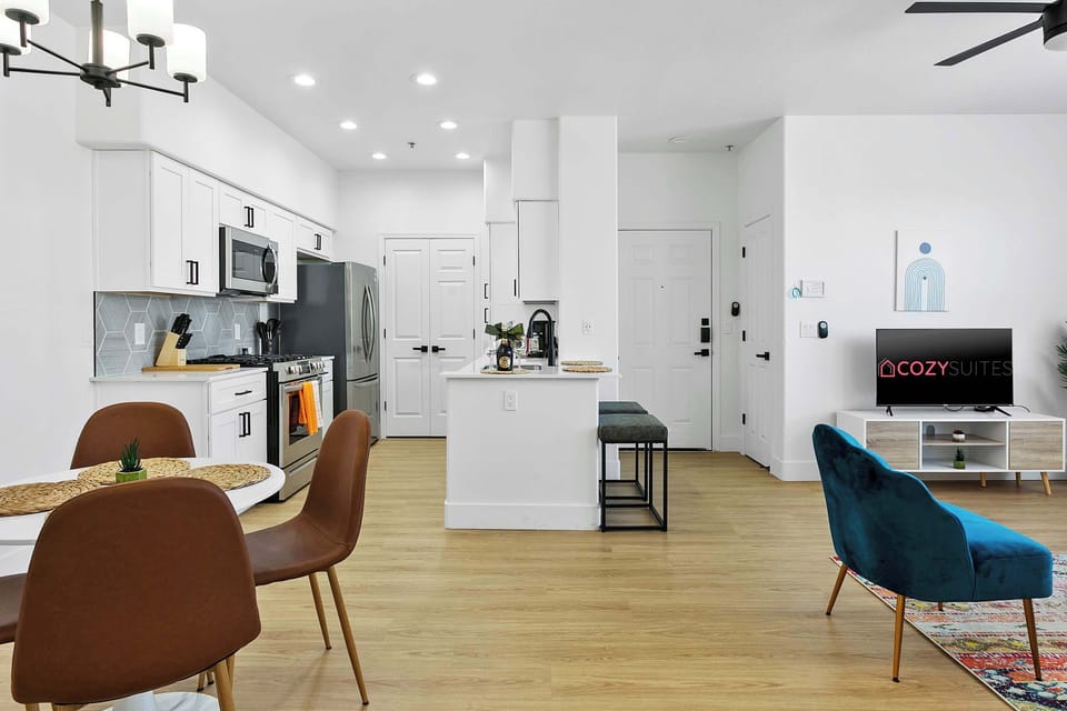 Dining and kitchen