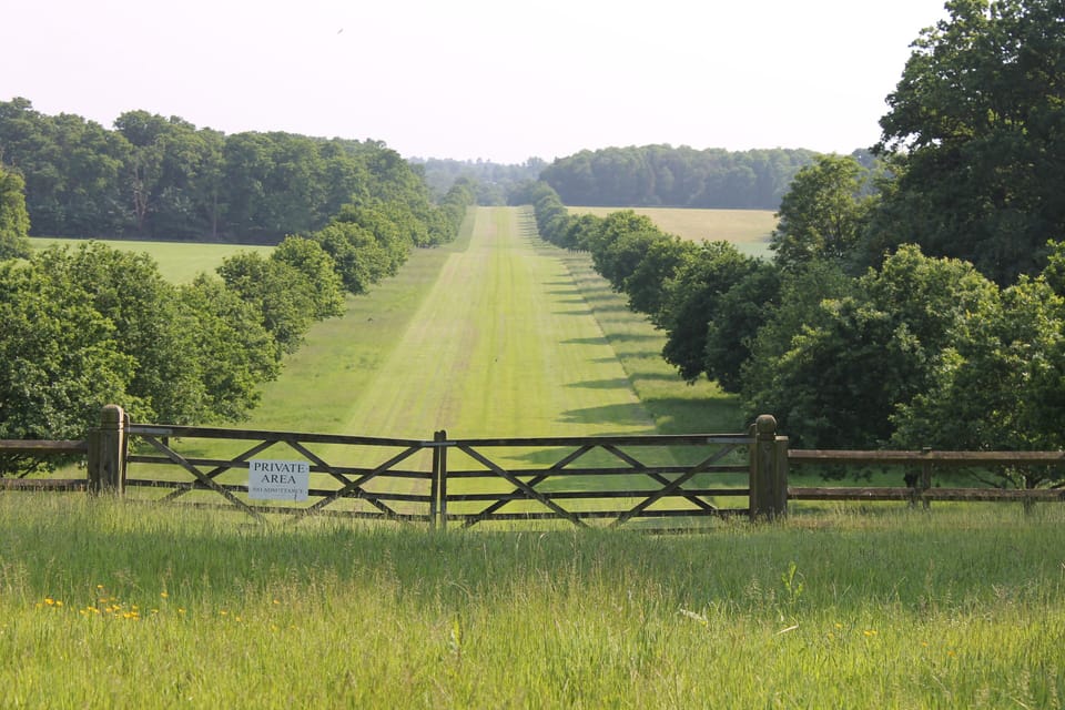 Windsor Great Park is a short walk away