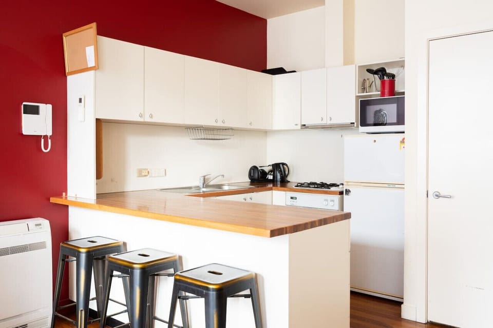 A home away from home with everything you need and additional bench seating.