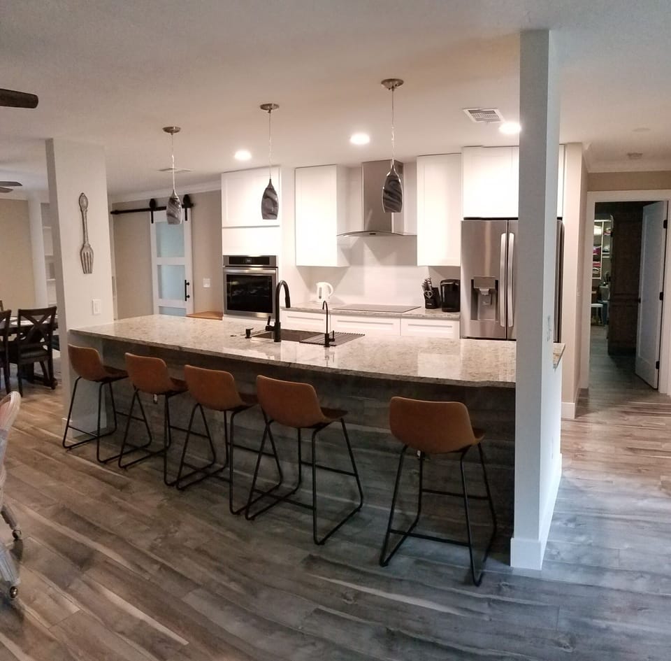 open concept kitchen