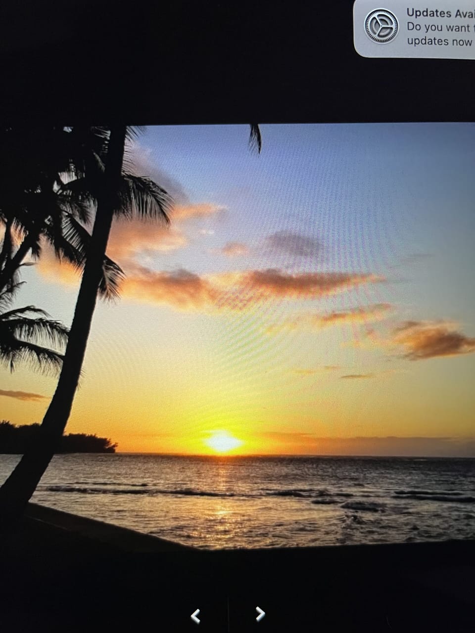 Sunsets at the Beach Colony’s ocean front walkway.