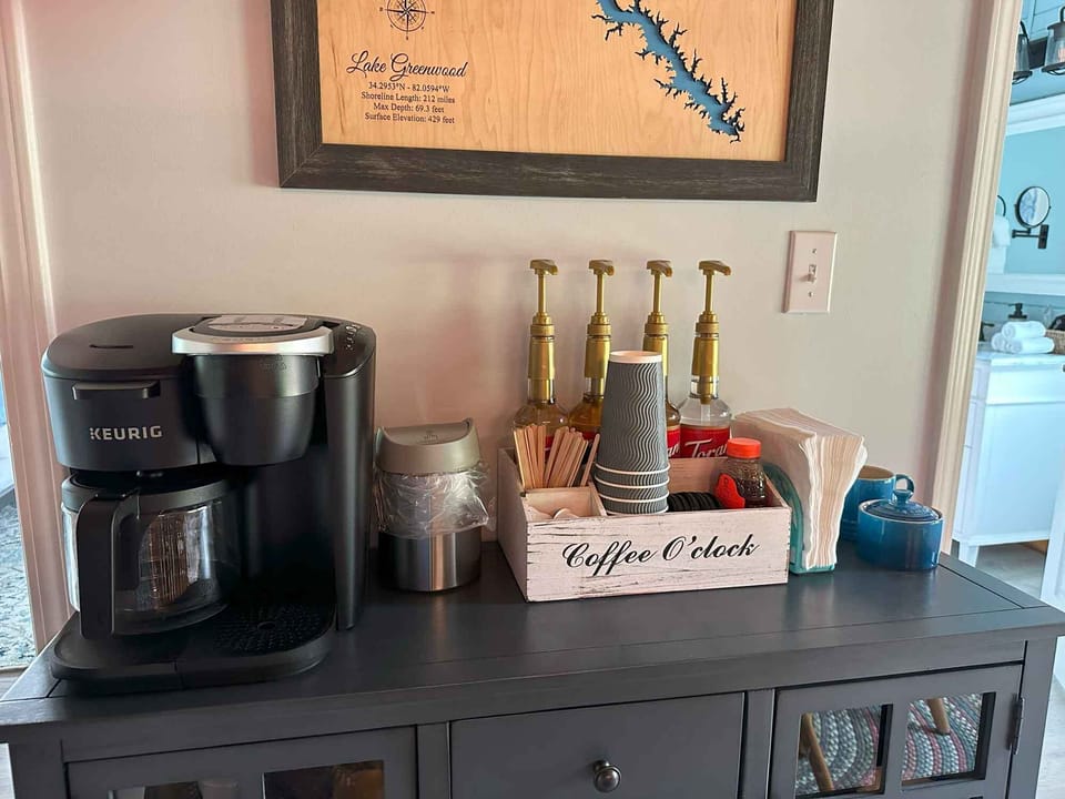 Full stocked coffee station