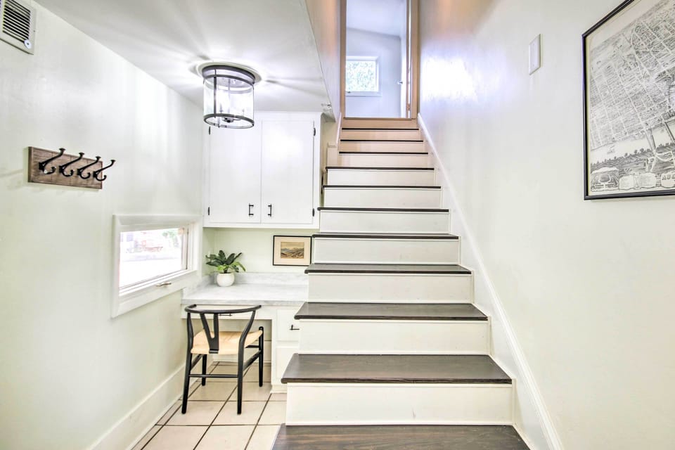 Steps to Upstairs Sitting Room