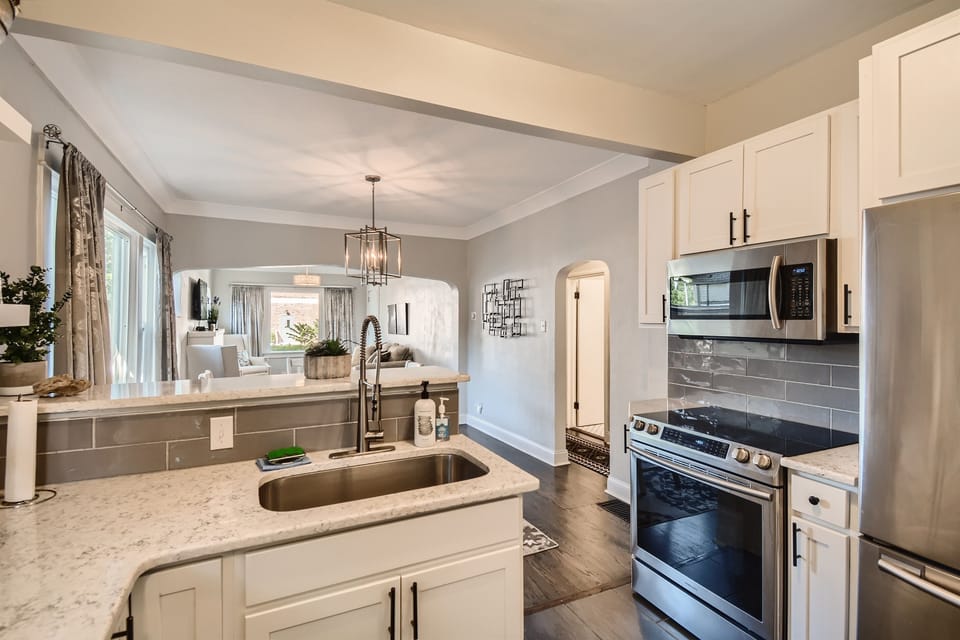 Denver Furnished Rental - Open Kitchen