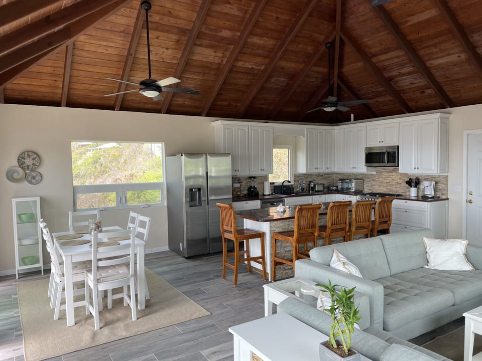 Dining and kitchen