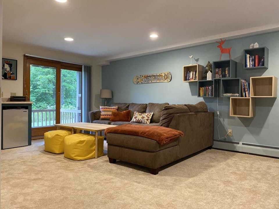 Plenty of space for table or computer games, connect your PlayStation to TV 