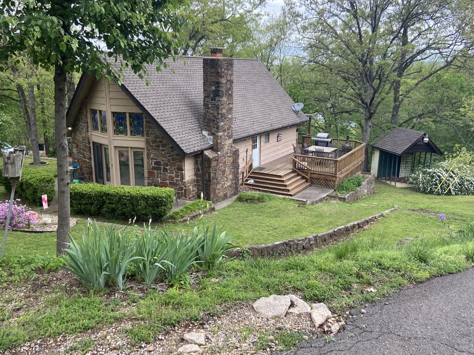 House from the upper road