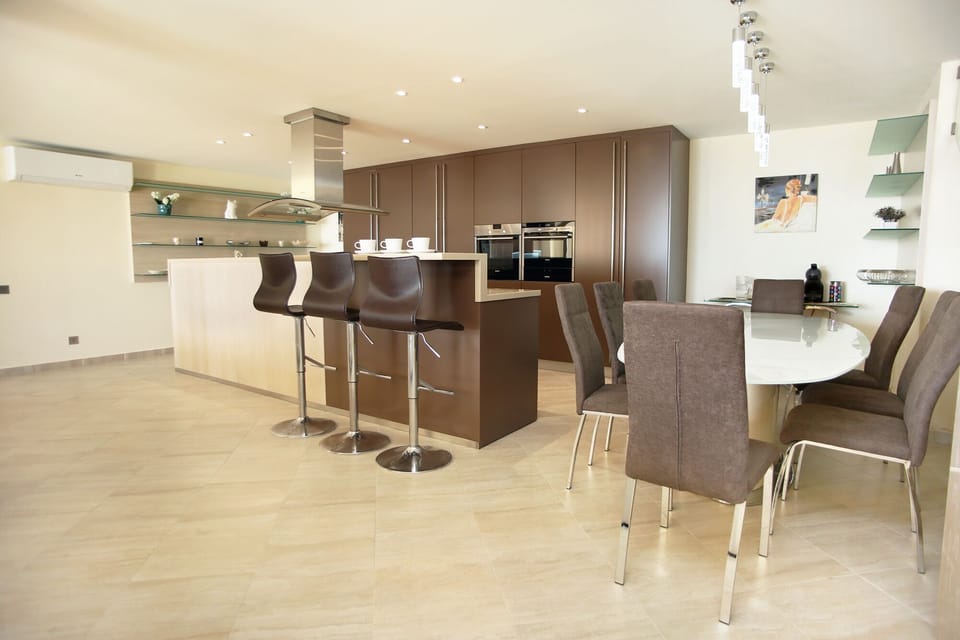 Indoor dining area.
