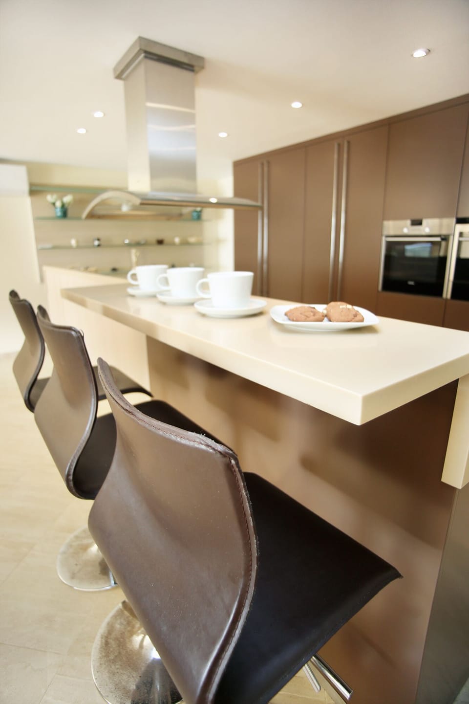 Breakfast bar.
