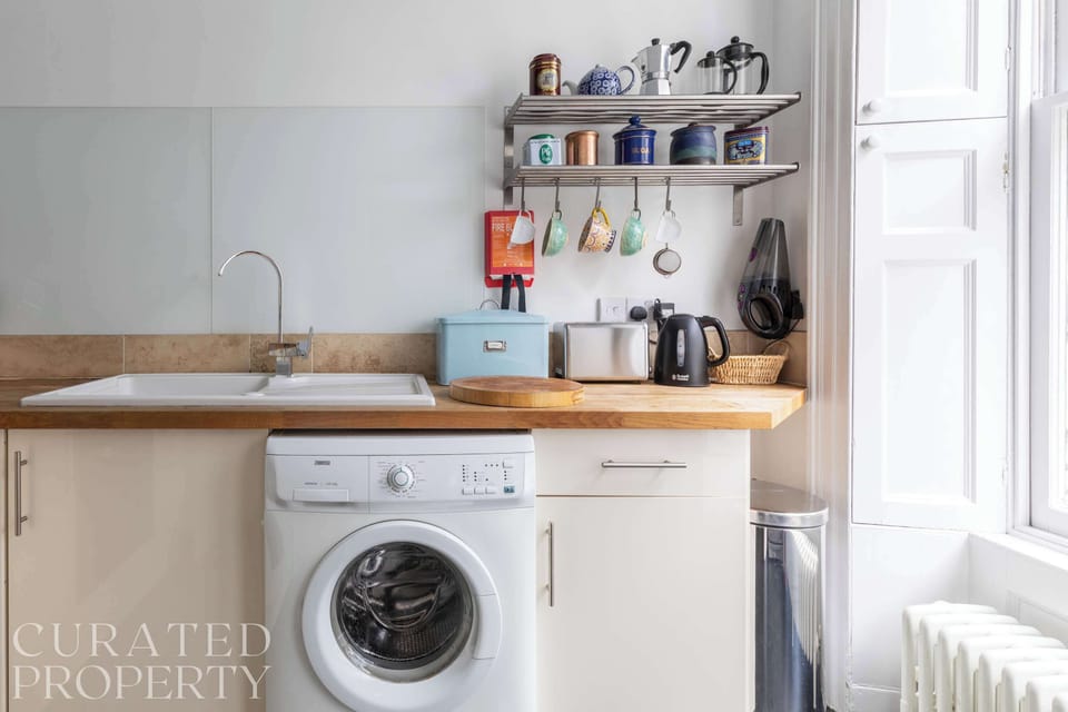 Kitchen with washer