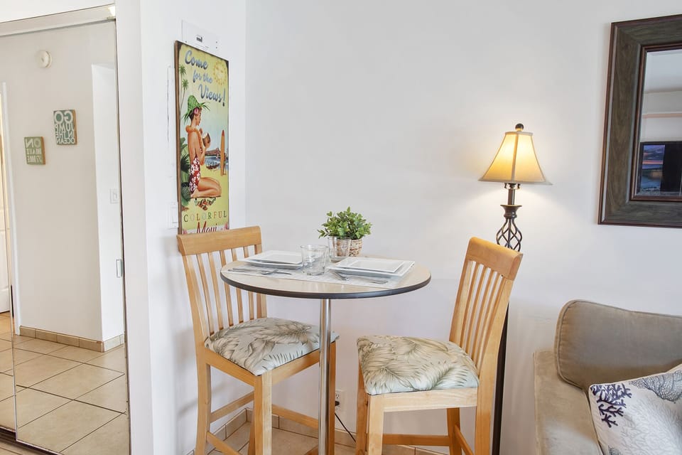 Spacious dining area perfect for meals with family and friends