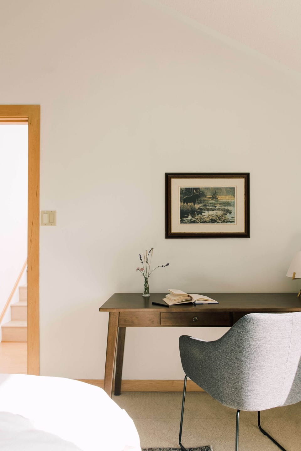 Head out the bedroom either to the living room or upstairs to the beautiful loft bedroom.