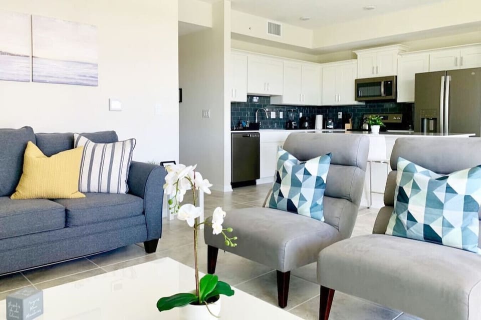 Living Room#Disney #Parks #StoreyLake #Apartment #Vacation #Rental #Kissimmee #Orlando