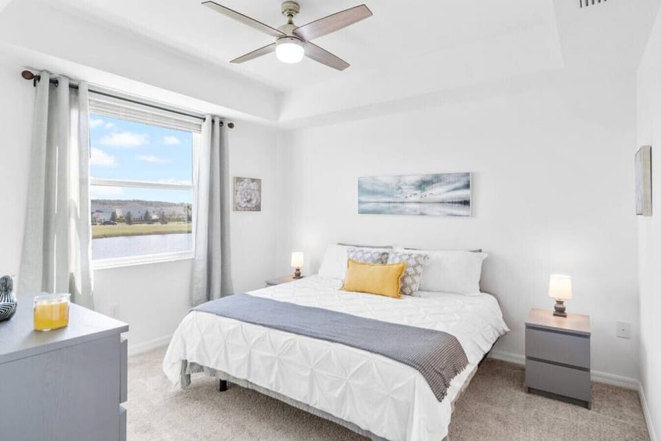 Master Suite with Lake View!#Disney #Parks #StoreyLake #Apartment #Vacation #Rental #Kissimmee #Orlando