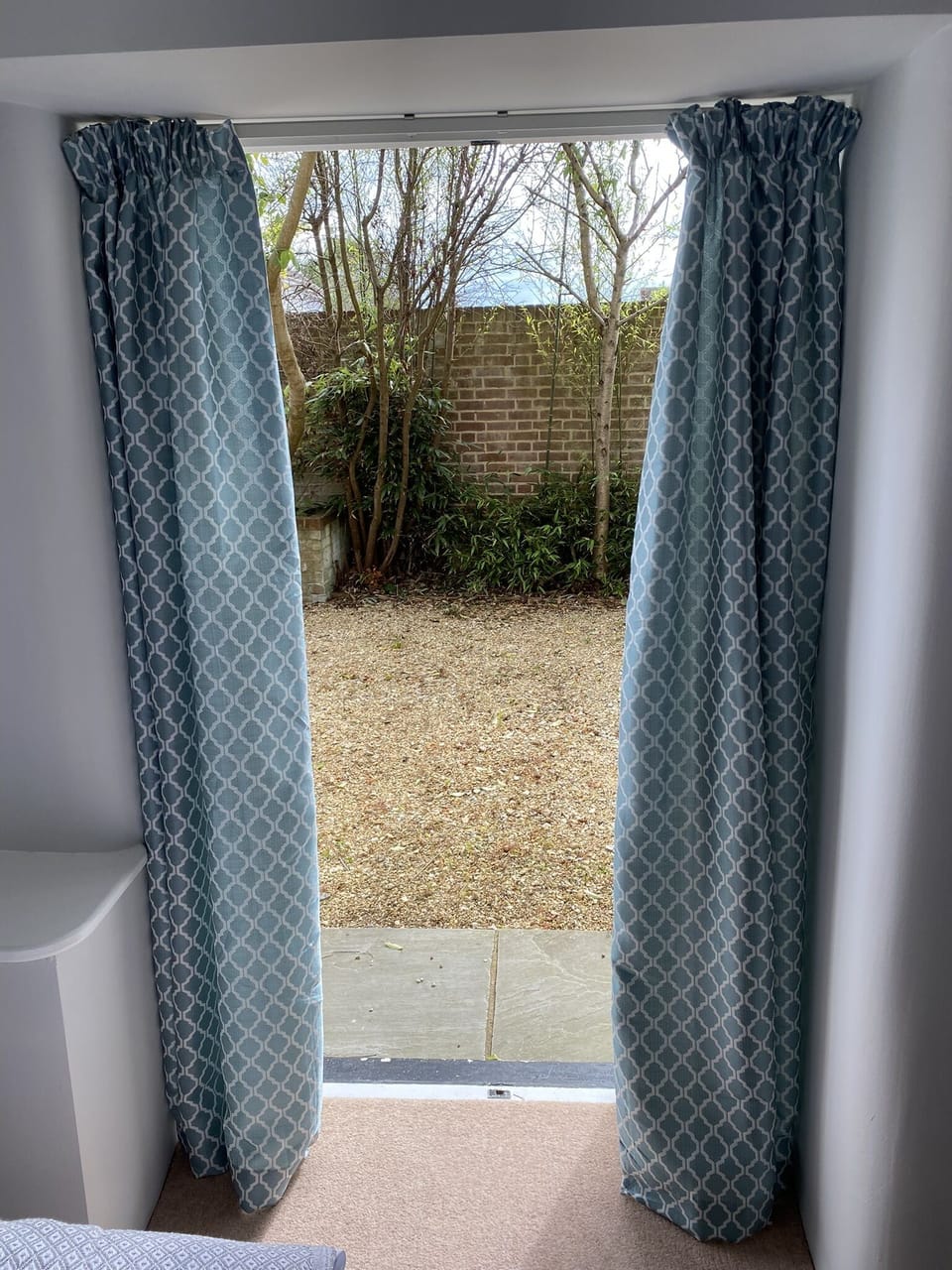 View from Bedroom 4 french doors