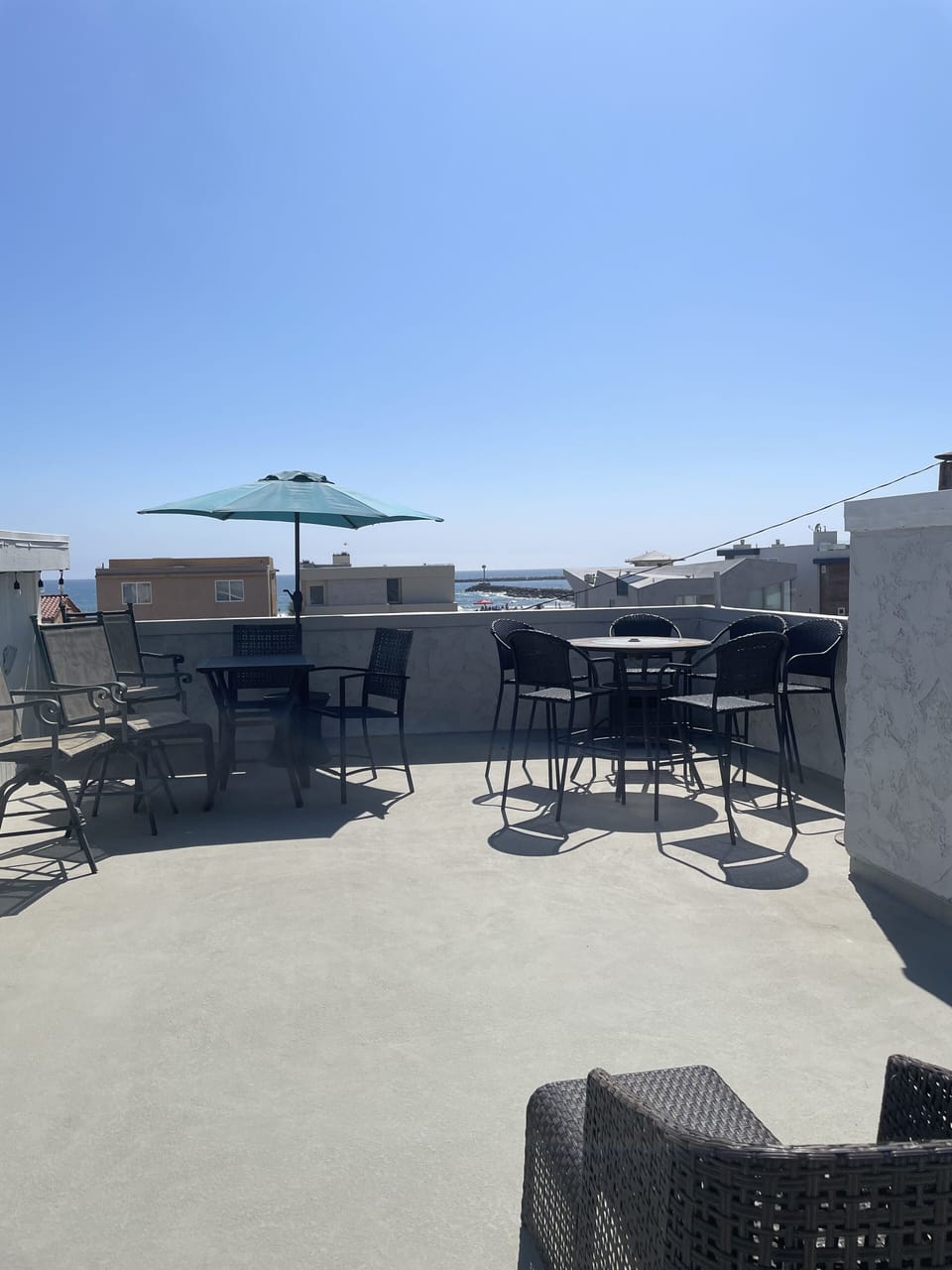 Full patio view